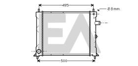 ElectroAuto 31R05018 - RADIADOR->APLICACION ORIGINAL ROVER