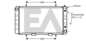 ElectroAuto 31R05041 - RADIADOR->APLICACION ORIGINAL LANDR