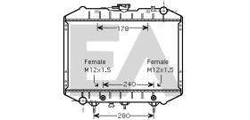 ElectroAuto 31R05049 - RADIADOR->APLICACION ORIGINAL LTI L