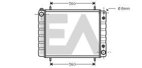 ElectroAuto 31R05056 - RADIADOR->APLICACION ORIGINAL LANDR