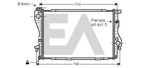 ElectroAuto 31R07079 - RADIADOR->APLICACION ORIGINAL BMW