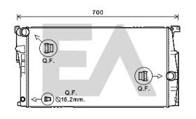ElectroAuto 31R07112 - RADIADOR->APLICACION ORIGINAL BMW