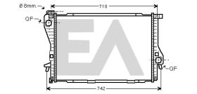 ElectroAuto 31R07128 - RADIADOR AGUA BMW