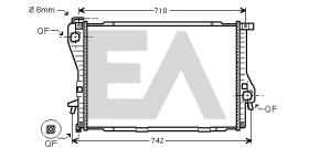 ElectroAuto 31R07141 - RADIADOR->APLICACION ORIGINAL BMW