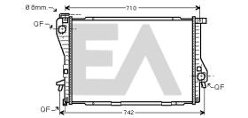 ElectroAuto 31R07142 - RADIADOR->APLICACION ORIGINAL BMW