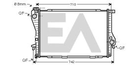 ElectroAuto 31R07142 - RADIADOR->APLICACION ORIGINAL BMW