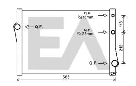 ElectroAuto 31R07150 - RADIADOR->APLICACION ORIGINAL BMW