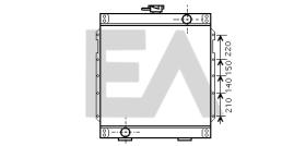 ElectroAuto 31R11002 - RADIADOR->APLICACION ORIGINAL CATER