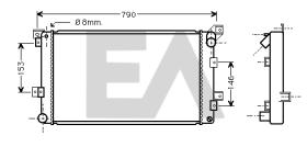 ElectroAuto 31R12012 - RADIADOR->APLICACION ORIGINAL CHRYS