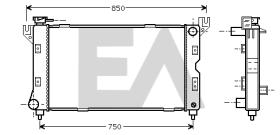 ElectroAuto 31R12021 - RADIADOR->APLICACION ORIGINAL CHRYS