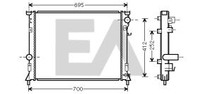 ElectroAuto 31R12026 - RADIADOR->APLICACION ORIGINAL CHRYS