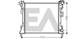 ElectroAuto 31R12028 - RADIADOR->APLICACION ORIGINAL CHRYS