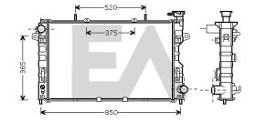 ElectroAuto 31R12030 - RADIADOR->APLICACION ORIGINAL CHRYS