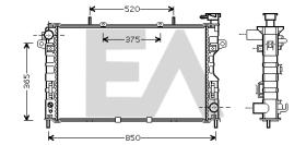 ElectroAuto 31R12032 - RADIADOR->APLICACION ORIGINAL CHRYS