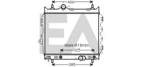 ElectroAuto 31R12033 - RADIADOR->APLICACION ORIGINAL CHRYS