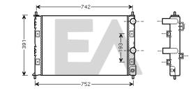  31R12037 - RADIADOR->APLICACION ORIGINAL CHRYS