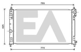 ElectroAuto 31R12040 - RADIADOR->APLICACION ORIGINAL CHRYS