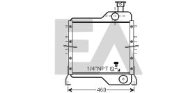 ElectroAuto 31R13002 - RADIADOR->APLICACION ORIGINAL CASE