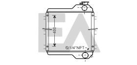 ElectroAuto 31R13003 - RADIADOR->APLICACION ORIGINAL CASE