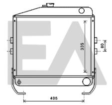 ElectroAuto 31R13005 - RADIADOR->APLICACION ORIGINAL INTER