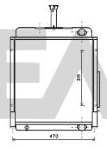 ElectroAuto 31R13008 - RADIADOR->APLICACION ORIGINAL CASE