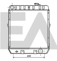 ElectroAuto 31R13009 - RADIADOR->APLICACION ORIGINAL INTER