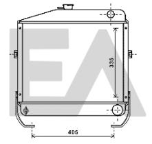 ElectroAuto 31R13010 - RADIADOR->APLICACION ORIGINAL INTER