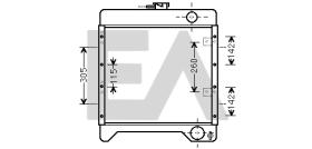 ElectroAuto 31R13011 - RADIADOR->APLICACION ORIGINAL INTER