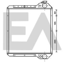 ElectroAuto 31R13013 - RADIADOR->APLICACION ORIGINAL CASE