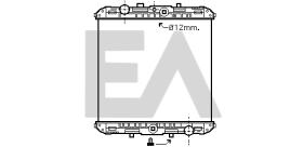 ElectroAuto 31R16002 - RADIADOR AGUA DAF