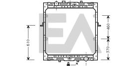  31R16006 - RADIADOR->APLICACION ORIGINAL DAF