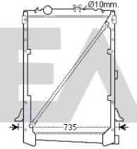 ElectroAuto 31R16015 - RADIADOR->APLICACION ORIGINAL DAF