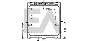 ElectroAuto 31R16017 - RADIADOR AGUA DAF