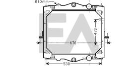 ElectroAuto 31R16019 - RADIADOR->APLICACION ORIGINAL DAF