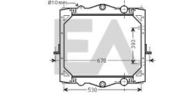 ElectroAuto 31R16023 - RADIADOR->APLICACION ORIGINAL DAF