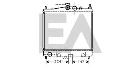 ElectroAuto 31R18004 - RADIADOR->APLICACION ORIGINAL NISSA