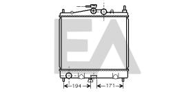 ElectroAuto 31R18005 - RADIADOR->APLICACION ORIGINAL NISSA