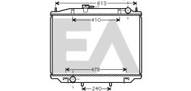 ElectroAuto 31R18007 - RADIADOR AGUA NISSAN