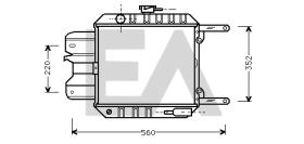 ElectroAuto 31R18009 - RADIADOR->APLICACION ORIGINAL NISSA