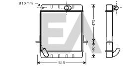 ElectroAuto 31R18011 - RADIADOR->APLICACION ORIGINAL NISSA