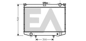 ElectroAuto 31R18015 - RADIADOR AGUA NISSAN