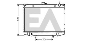 ElectroAuto 31R18025 - RADIADOR->APLICACION ORIGINAL NISSA