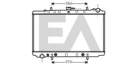 ElectroAuto 31R18026 - RADIADOR->APLICACION ORIGINAL NISSA