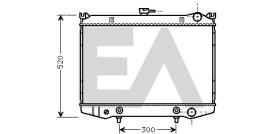 ElectroAuto 31R18028 - RADIADOR->APLICACION ORIGINAL NISSA