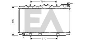 ElectroAuto 31R18039 - RADIADOR->APLICACION ORIGINAL NISSA