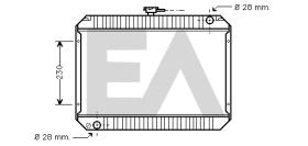 ElectroAuto 31R18043 - RADIADOR->APLICACION ORIGINAL NISSA