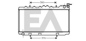 ElectroAuto 31R18044 - RADIADOR->APLICACION ORIGINAL NISSA
