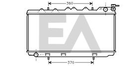 ElectroAuto 31R18047 - RADIADOR AGUA NISSAN