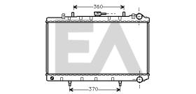 ElectroAuto 31R18062 - RADIADOR->APLICACION ORIGINAL NISSA