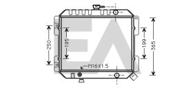ElectroAuto 31R18067 - RADIADOR->APLICACION ORIGINAL NISSA